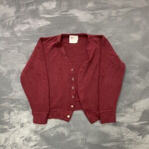Vintage‎ Sears kings road cardigan button up mens medium reed 1970s